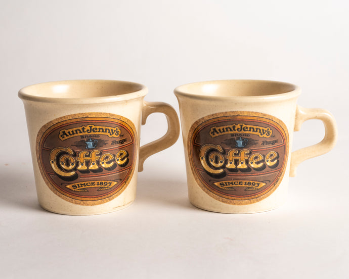 AUNT JENNY COFFEE MUGS