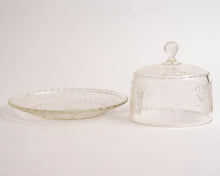 ROUND GLASS CHEESE DISH