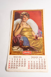 COCA COLA 13-MONTH CALENDAR - 1974
