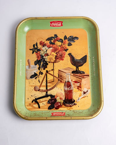 COCA COLA TRAY - BLACK ROOSTER