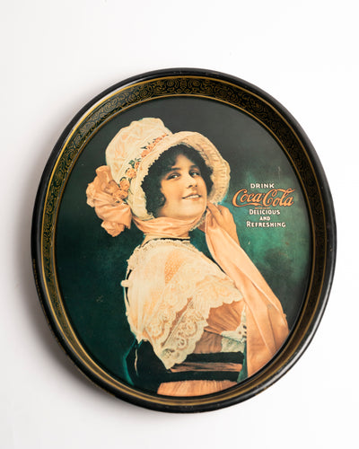 COCA COLA TRAY - OVAL - 