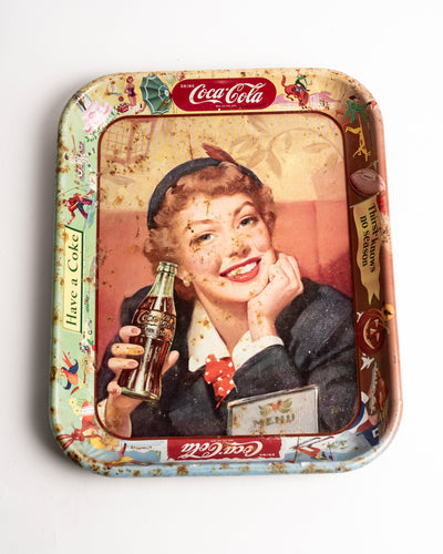 COCA COLA TRAY - THIRST KNOWS NO SEASON