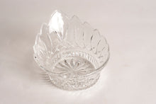 CRYSTAL GLASS CROWN SHAPED BOWL