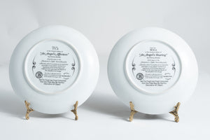 PAIR OF BRADFORD EXCHANGE "HEAVEN'S LITTLE SWEETHEARTS" COLLECTION PLATES
