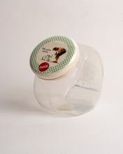 COCA COLA GLASS COOKIE/CANDY JAR