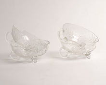 FOOTED CLEAR GLASSES - SET OF FOUR