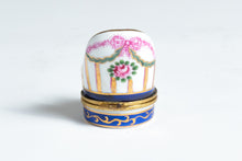 ENESCO "WHITE RABBIT" HINGED TRINKET BOX - 1997