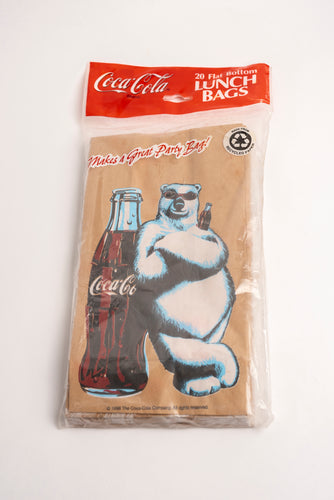 COCA COLA PAPER LUNCH BAGS