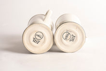 HALL BLACK AND WHITE PEDESTAL MUGS - SET OF 2
