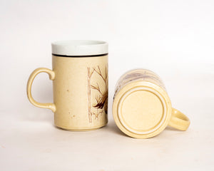 PAIR OF "MALLARD DUCK" COFFEE CUPS