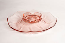 DEPRESSION GLASS - FOOTED ROLLED RIM OCTAGON BOWL