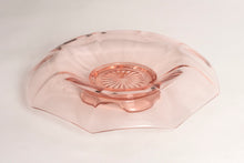 DEPRESSION GLASS - FOOTED ROLLED RIM OCTAGON BOWL