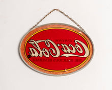 COCA COLA SUN CATCHER WINDOW PLAQUE