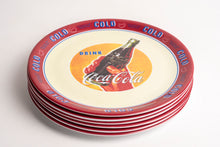 COCA COLA PLATES - SET OF 6 BY GIBSON CLASSIC