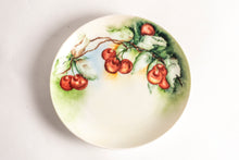 BAVARIA PORCELAIN WALL PLATE - CHERRIES ON A VINE