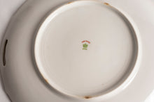 NIPPON CAKE PLATE WITH PINK AND BLUE ROSES