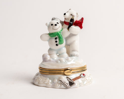 COCA COLA POLAR BEAR BOX BY FRINKLIN MINT