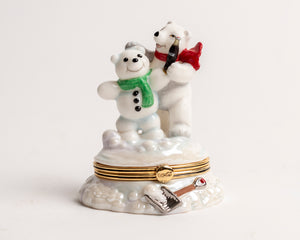 COCA COLA POLAR BEAR BOX BY FRINKLIN MINT