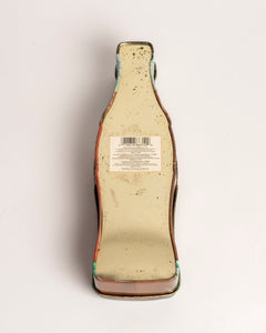 COCA COLA BOTTLE CONTOURED TIN BOX