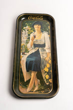 COCA COLA TRAY - LADY IN BLUE