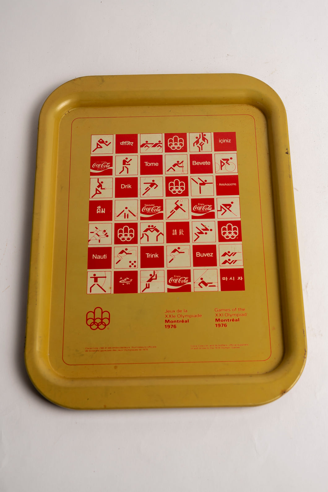 COCA COLA TRAY (CANADIAN) - 1976 MONTREL OLYMPICS