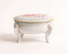 FOOTED VANITY/DRESSER TRINKET BOX