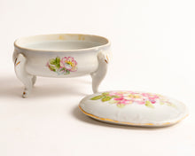 FOOTED VANITY/DRESSER TRINKET BOX