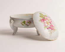 FOOTED VANITY/DRESSER TRINKET BOX