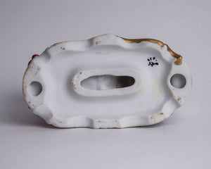 COLONIAL COUPLE PLAYING BOARD GAME - SOCIETA CERAMICA RICHARD