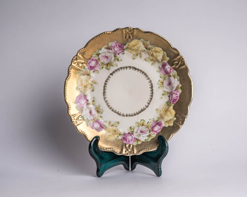 DECORATIVE DISPLAY PLATE - THREE CROWN CHINA - GERMANY