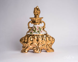 VINTAGE JIM BEAM GOLD WHISKEY DECANTER