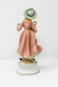 ARDALT BISQUE COLONIAL WOMAN FIGURINE - JAPAN
