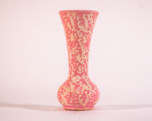 PINK SPLATTER BUD VASE - McCOY
