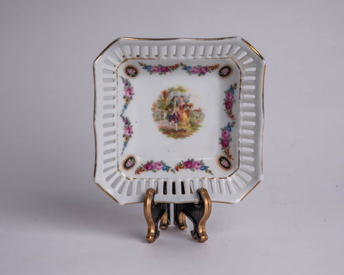 VINTAGE SQUARE CANDY DISH - GERMANY