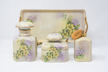 PORCELAIN DRESSER VANITY SET - 4 PIECES