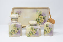 PORCELAIN DRESSER VANITY SET - 4 PIECES