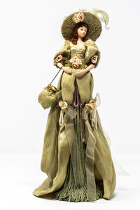 VICTORIAN TASSEL DOLL W/STAND - POPULAR CREATIONS